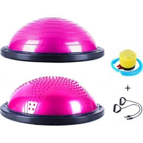 2020 new high quality yoga ball body balance hemisphere fitness ball exercise fitness ball
