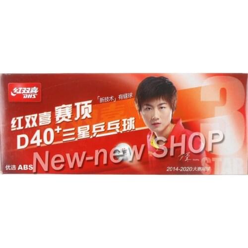 Newest DHS 3-Star 1-star D40+ Table Tennis Balls New Material Plastic Poly Ping Pong Balls