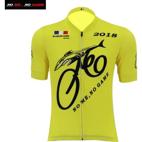 New yellow cycling jersey men with Reflective strip bike wear clothing road mtb racing tops ropa ciclismo maillot Championship