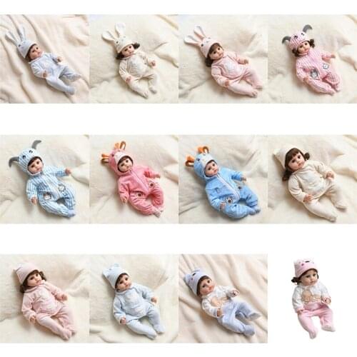 Realistic Infant Shaped Doll Bed Vinyl Accessories Dress up Realistic Infant