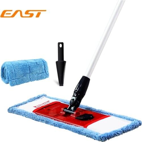 East Flat Mop Floor Mop Home Cleaning With Microfiber Cloth Towel Kitchen Living Room Floor Household Cleaning Tools ES2066