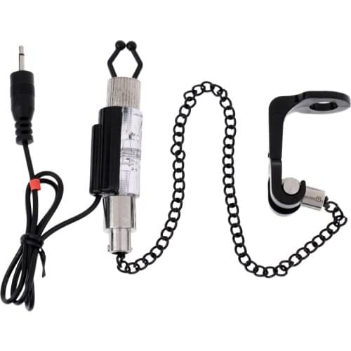 Fish Bite Alarm Light Chain Hanger LED Illuminated Indicator 4 Color