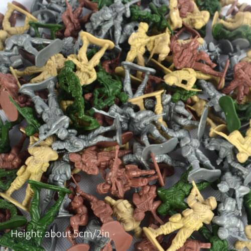 5cm Soldier GK Military Soldier PVC Model Toys Robot Army Fan Collection Solid Model Garage For Kid Child Family Educational Toy