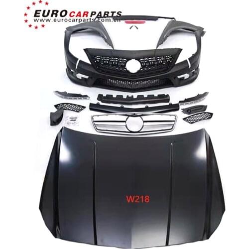 High Qulity E Class W218 may style Car Hood Bady Upgrade Kit Set Automotive Exterior Auto Body Parts