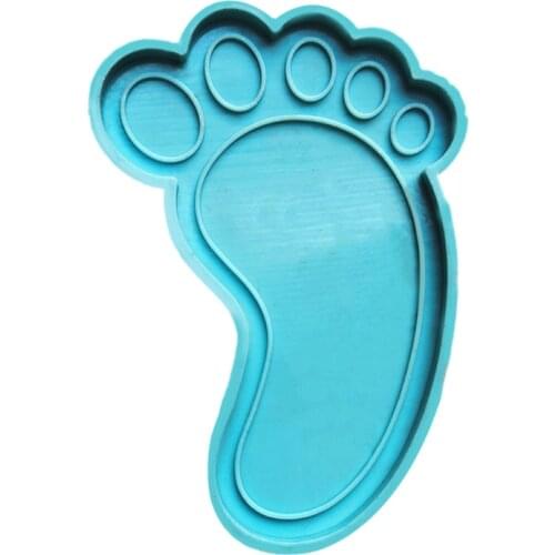 Big Feet Coaster Epoxy Resin Mold Cup Mat Mug Pad Silicone Mould DIY Crafts Ornaments Home Decorations Casting Tools