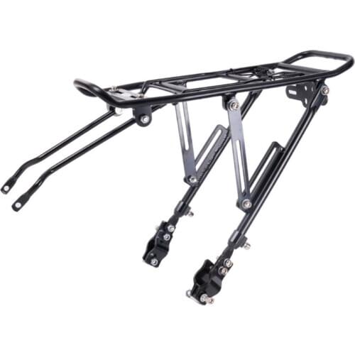 Rear Bicycle Rack Almost Universal Adjustable Bike Cycling Cargo Luggage Carrier Rack Heavy Duty