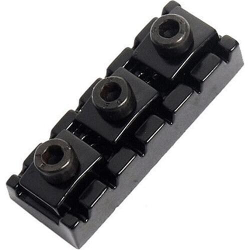 1pcs 43mm Guitar Locking Lock Nut Guitar Parts With Wrench Used With Tremolo Top Mount Design Instruments Accessories Black
