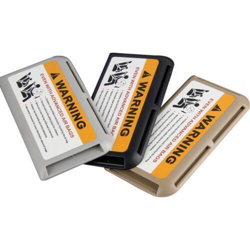 2-in-1 Car Visor Clip Card Holder Organizer Temporary Parking Phone Number Plate