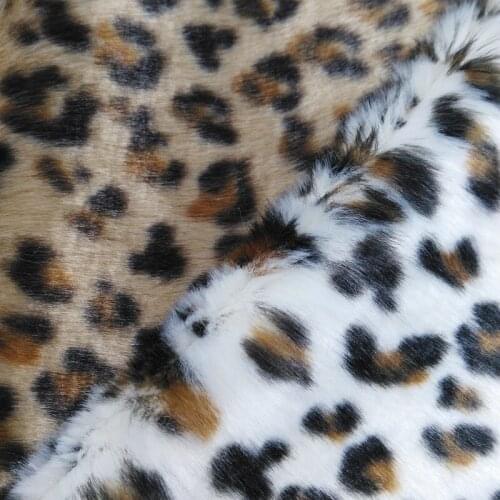 1PCS A4 SIZE 21X29cm Vinyl For Bows, Immitation Fur , Printed Leopard fur for DIY J11A
