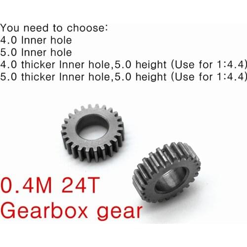 1PCS 0.4M 24T,25MM gearbox gear,0.4 module (CHOOSE!)