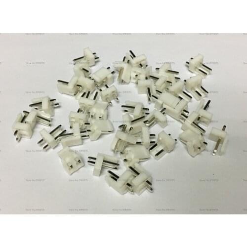 500pcs 3.96MM-2P VH3.96-2A plug straight needle terminal 2p 2pin connector stock VH seat