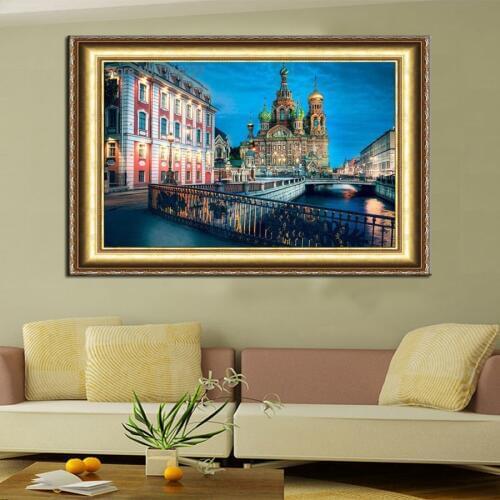 Diamond Embroidery Cube 5D Full Drill Diamond Painting Kit Mosaic Crochet Hook Cross Stitch Home Free Shipping St.PetersburgF