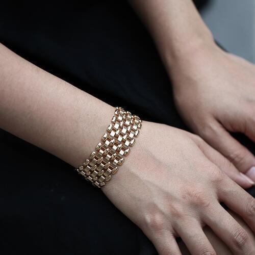 New 22mm Vintage Big Bangle Bracelet for Women Girls Watch Band Chain Party Wedding Jewelry Gift For Her 2020 DCB43