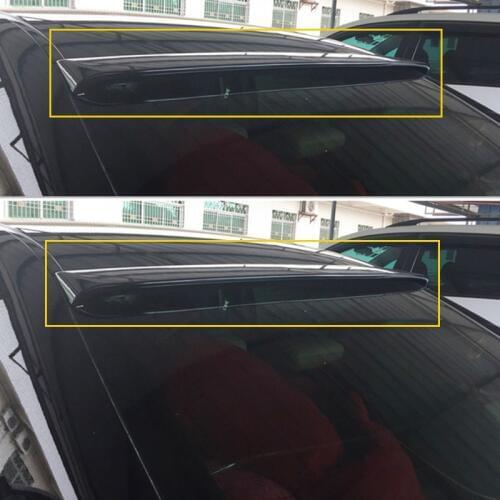 CEYUSOT FOR ROOF SPOILER WING Toyota Mark X GS Reiz ABS Plastic Rear Aindow ACCESSORIES TAIL FIN Paint Color CAR SPOILER 2005-09