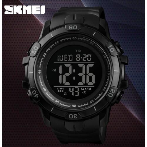SKMEI Mens Watches Outdoor Sports Wristwatches Waterproof Alarm Clock Digital Watches Military Watch Relogio Masculino