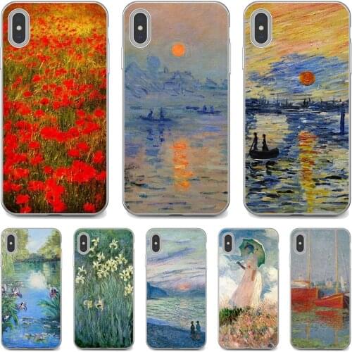 For Xiaomi poco X3 nfc F2 Pro M3 Mi 5X 6X Max Mix 1 2 2S 3 Mi5 Mi6 Mi3 Mi4 Cell Phone Case Claude-Monet-Impressionism