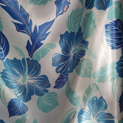 Big Deal Floral Silky Soft Satin Material Diy Lining Craft Glossy Packing Decoration Fabric Many Styles for Choice