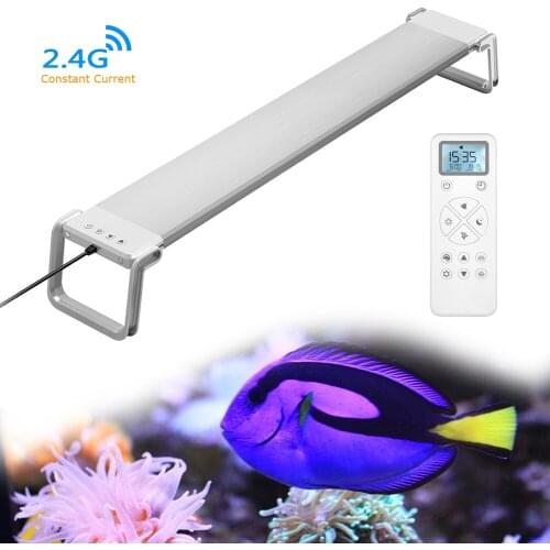 Hot Dimmer Aquarium Light Fish Tank Decoration Lights Sunrise Sunset 2.4G Remote Control Aquatic Coral Plants Lamp Accessories