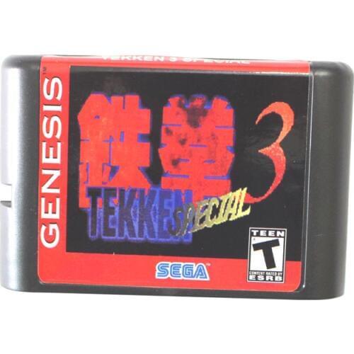 Tekken 3 Special 16 bit MD Game Card For Sega Mega Drive For Genesis