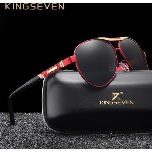 KINGSEVEN 2018 New Fashion Vintage Sunglasses Women Brand Designer Square Sun Glasses Women Glasses