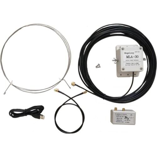 MLA-30 ring active receiving HAM Shortwave radio antenna low noise MW SW balcony erection 100kHz - 30MHz30MHz H3-003