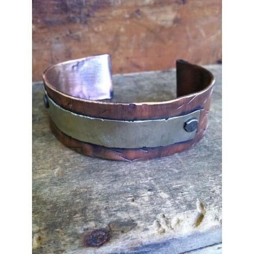 STONE AGE KOLLEKSİYONU STRIPED DOTTED MALE DESIGN BRACELET