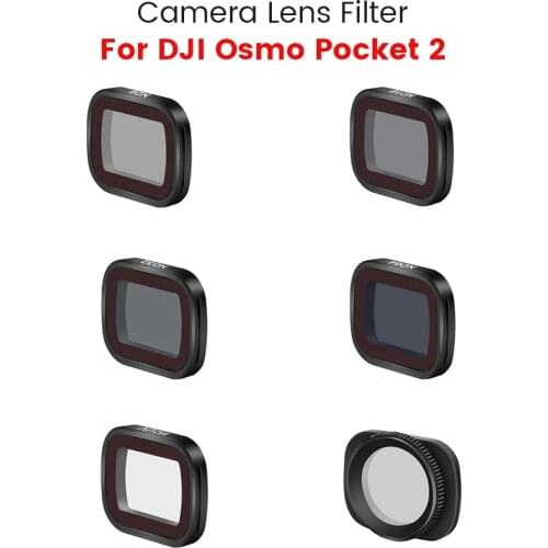 Magnetic Optical Glass Professional ND CPL UV Filter Set Camera Lens Adjustable Gimbal Kit ND8 16 32 64 For DJI Osmo Pocket 2