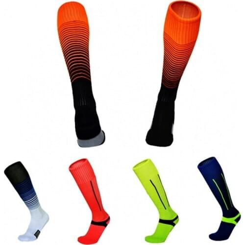 Sporting 2016 2017 Men Football Soccer Socks Thicken Combed Cotton Towel Socks Knee Tube Durable Stockings Cycling Socks Soccer