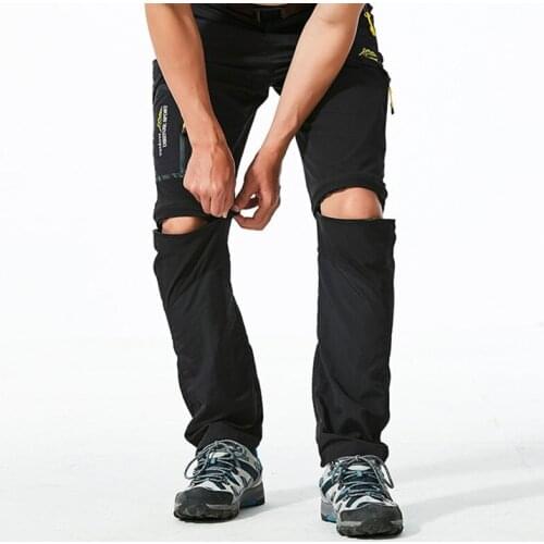 Hiking Pants Men Outdoor Sport Camping Trousers Male Quick Drying Detachable Pants Climbing Hunting Pockets Pants L-5XL