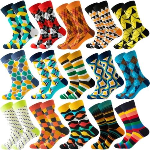 Stripe Happy Socks Man Woman Cotton Fun Sailor Socks Personality Draw Zebra Pattern Woman Male Original Night Skateboard Socks