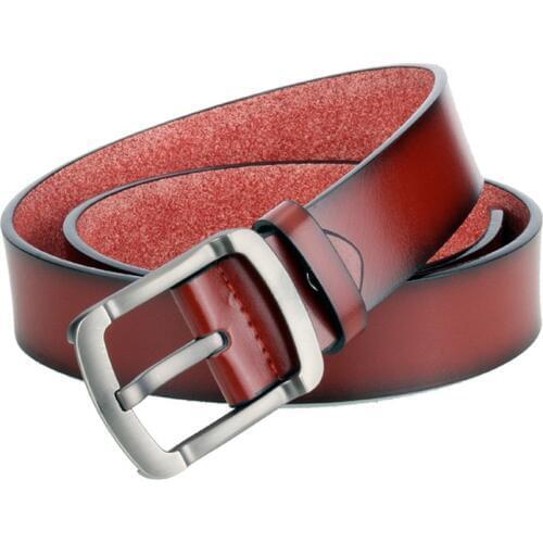 Retro Men Leather Straps Fashion Punk Belt Designer Alloy Pin Buckle PU Belt w/3.7cm Jeans Casual Belt 2019 New Mens Belt