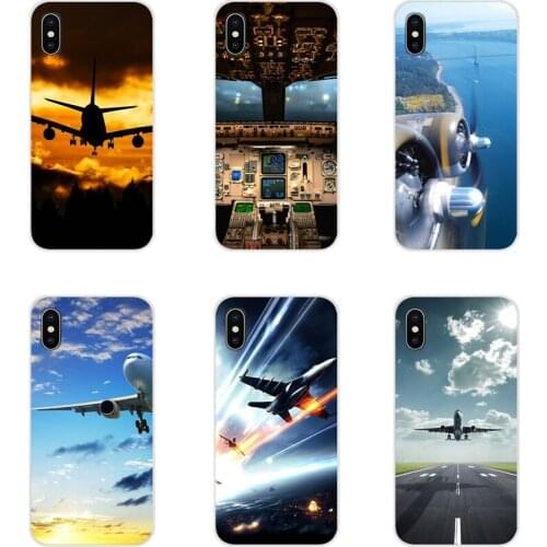 Airplane sea sky For LG G3 G4 Mini G5 G6 G7 Q6 Q7 Q8 Q9 V10 V20 V30 X Power 2 3 K10 K4 K8 2017 Accessories Phone Shell Covers