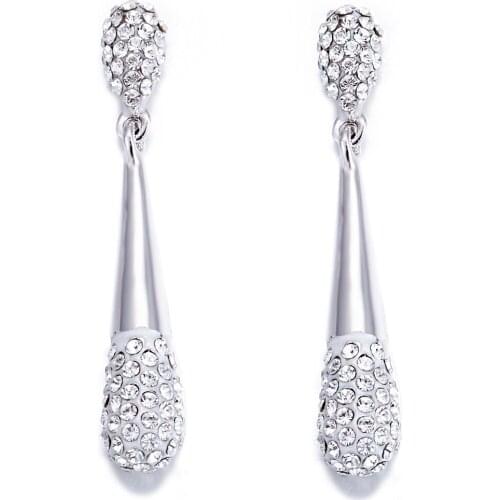 Monemel Swarovski Cubic Zirconia Earrings (Gold Plated)