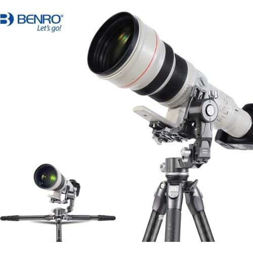 Benro TR329CLK Columnless Carbon Fiber Tripod Carry GH2FCN Aluminum Gimbal Head