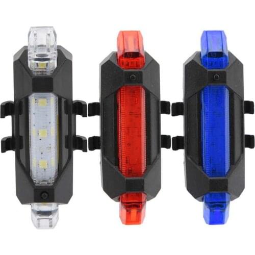 USB Charge Bike Lights Waterproof Flash Tail Light Bike Rear Tail Light MTB Bicycle Cycling Accessories