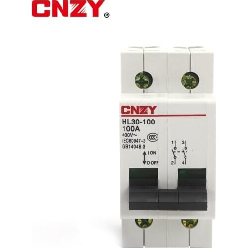 Pull switch HL30 2P high current connector main switch function isolating switch isolating circuit breaker 50A 63A 100A