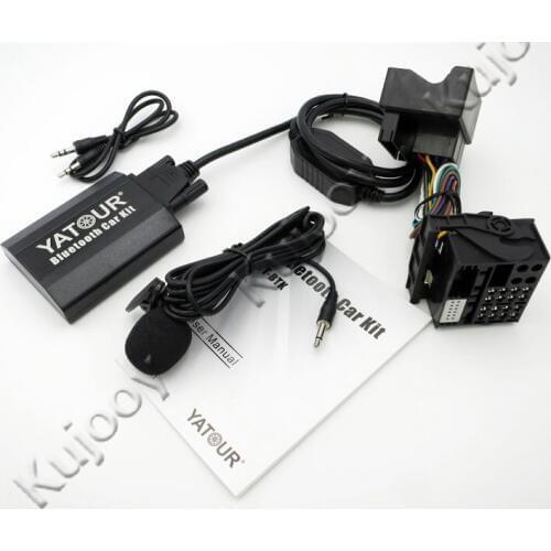 Yatour BTK Bluetooth Car Kit Digital Music CD Changer Quadlock 12Pin Switch Cable Connector For Ford 5000C 6000CD 6006CDC Radios