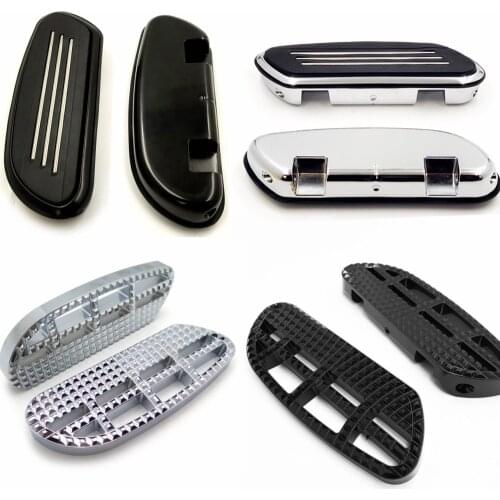 Aftermarket motorcycle parts Streamline Passenger Foot Floor board For Harley-Davidson Touring Road Street Glide 93-19 black