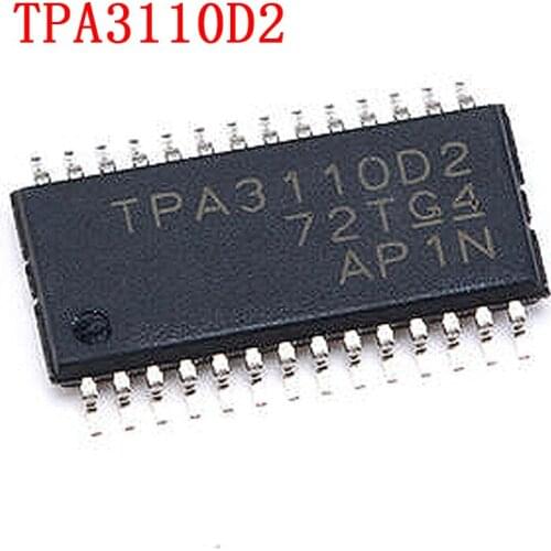 2pcs/lot TPA3110D2 TPA3110 SSOP-28