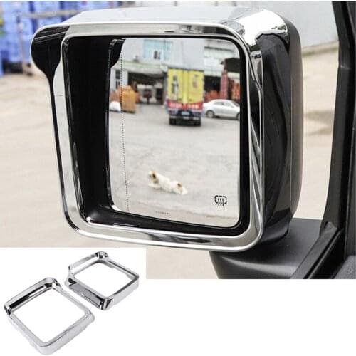 2018+for Jeep Wrangler JL JLU modified reversing mirror shell decorative blind spot auxiliary mirror rearview frame Cap Cover
