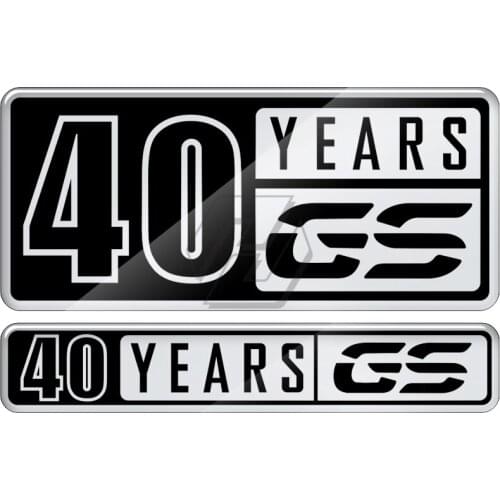 For BMW Motorrad 40 Years GS Sticker R1200GS R1250GS F850GS F800GS 3D Motorcycle Decal