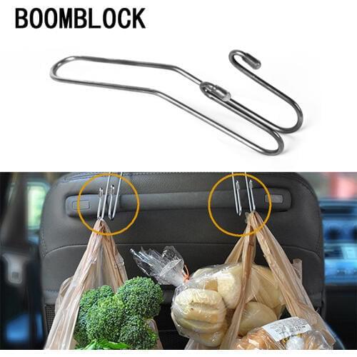 Aterus Car multi-functional stainless steel car seat hook for Nissan Juke X-trail Qashqai Opel Astra J H G Insignia Kia RIO Ceed