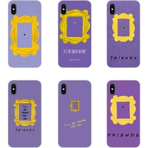 Friends tv series door Adorable For Samsung Galaxy S2 S3 S4 S5 Mini S6 S7 Edge S8 S9 S10E Lite Plus Soft Transparent Shell Cases