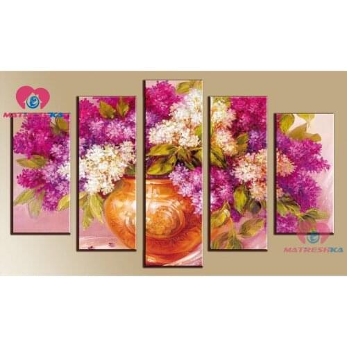 DIY Multi-painting 5D Diamond painting diamond embroidery flower Diamond mosaic full drill square/round beadwork home decoration