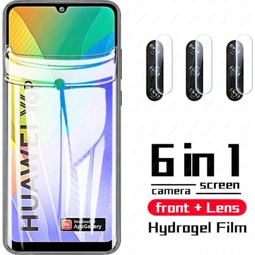 Soft Hydrogel Film on For Huawei Y6p Screen Protector Film for Huawei Huawey Y8P Y8 Y6 P Y6p P40 Pro Protective Film Not Glass