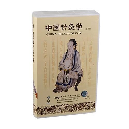 CHINA ZHENJIU OLOGY Chinese Acupuncture and Moxibustion learn book with Chinese-English VCD
