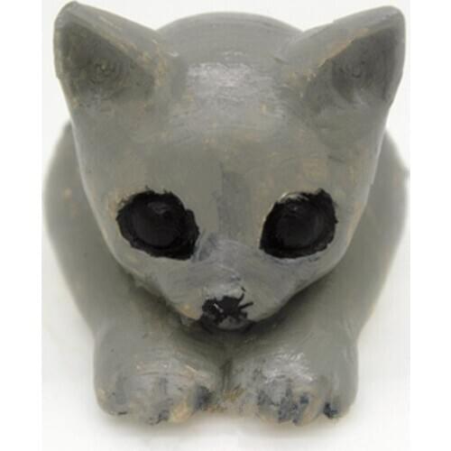 Cats head aromatherapy gypsum car air outlet clamp extension incense stone silica gel mold C1179