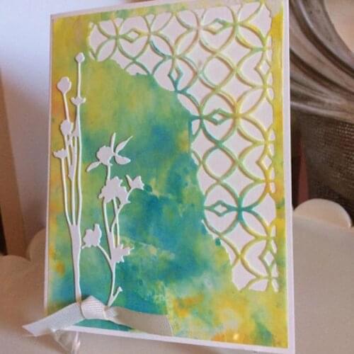 Creative Flower Carbon Steel Cutting Dies Stencil Craft for DIY Scrapbook Cut Stamps Die Embossing Paper Hand Craft 4.33*11.55cm