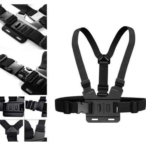Chest Strap Mount Belt For Xiaomi Yi 4K Action Camera Chest Mount Harness for GoPro 5 6 7 8 Max SJCAM SJ4000 Sport Cam Fix