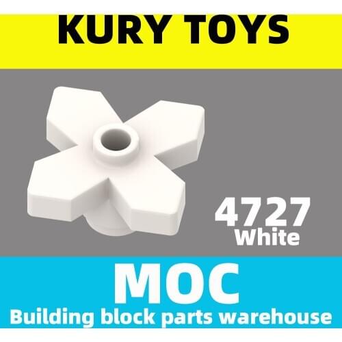 Kury Toys DIY MOC For 4727 Building block parts For Plant Flower 2 x 2 Leaves - Angular For Plant